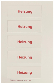 Siemens 5TG1894 DELTA profil Schild 