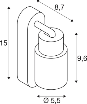 SLV PURI 2.0 Tube Wand-u.Decken- 1008296 