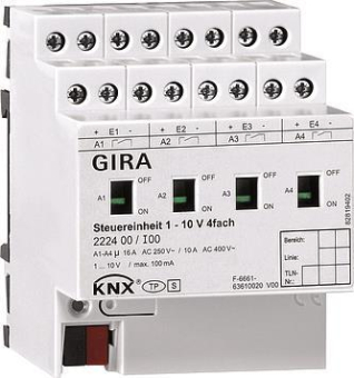 GIRA 222400 Steuereinheit 1-10V 4fach 