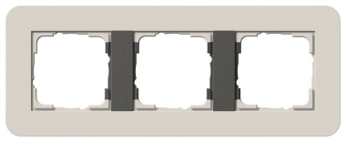 GIRA 0213421 Abdeckrahmen 3fach E3 