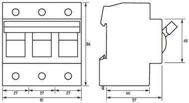 DOEP D0-Lasttrennschalter Coron2 3-polig 