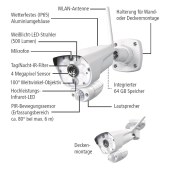INDEXA App-Überwachungskamera       AC92 