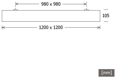 LTS Pendel- PLL 52.1200.30.1/DALI SILBER 