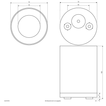 EVN LED-Anbaudownlight IP54   AL54101502 