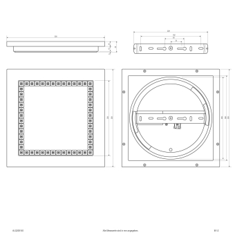 EVN LED Anbaupanel weiss       ALQ300140 