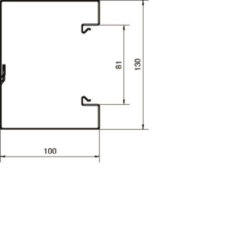 Hager Brüstungk.Unterteil BRS1001301VERZ 