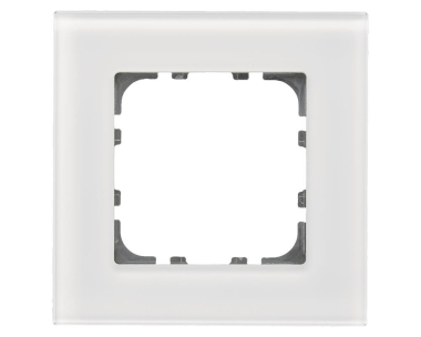 MDT BE-GTR1W.01 Glasrahmen 1fach Weiß 