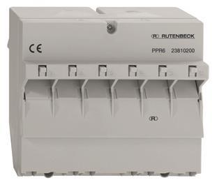 Rutenbeck Patchpanel f.REG-Montage PPR 6 