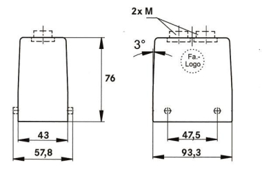 Lapp EPIC H-B  EPIC H-B 16 TGH 2XM32 /SO 