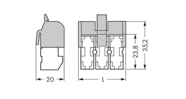 WAGO 272-403/272-496 Netzanschluss- 