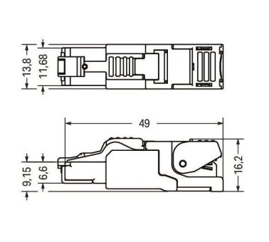 WAGO 750-977/000-011 ETHERNET-Stecker, 