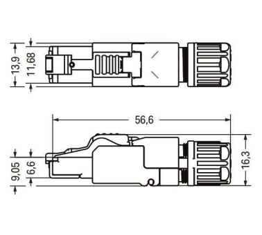 WAGO 750-978/000-011 ETHERNET-Stecker, 