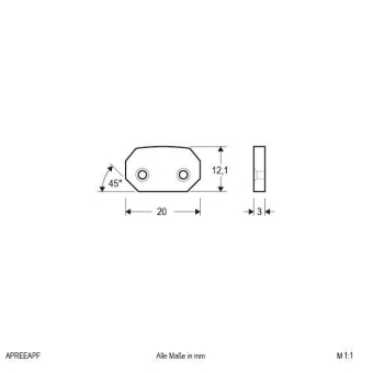 EVN AluEndabschlussplatte 1x    APREEAPF 