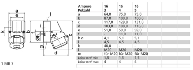BALS Wandsteckdose 16A Quick       11930 