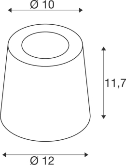 SLV CONCRETO FL Stehleuchte rund 1006408 