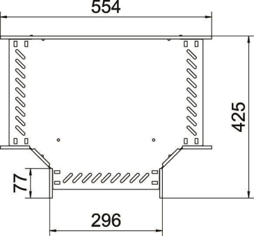 OBO RT 630 FS T-Stück f.Kabelrinne 