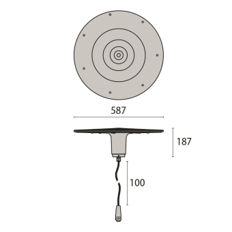 PIL SPILLO Mastaufsatzleuchte     303501 