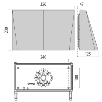 PIL LED-Wandleuchte 3000K 52W    3106330 