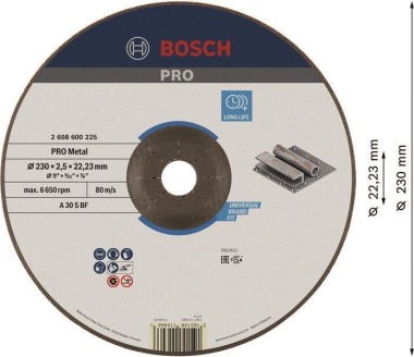 Bosch Trennscheibe gekröpft   2608600225 