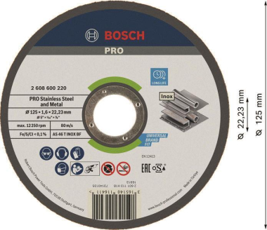 Bosch Trennscheibe gerade     2608600220 