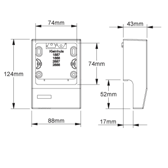 Kleinhuis Gerätetank m.Ausschnitt 2887.3 