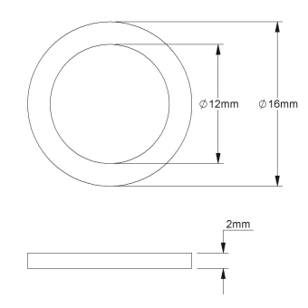 Kleinhuis Dichtring f.Anschluss   987M12 