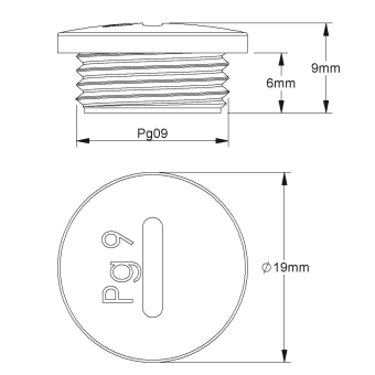 Kleinhuis Verschlussschraube Pg9  514/09 