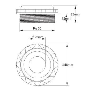 HKL Dichtungsnippel               485/36 