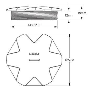 Kleinhuis Verschlussschraube   514GFKM63 