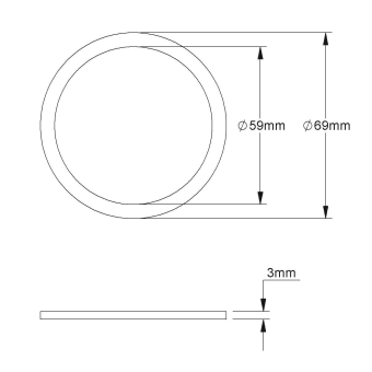 HKL Anschluss-Gewi.-Dichtring   PG48 987 