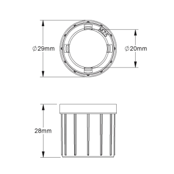Kleinhuis Endtülle M25           1590M25 