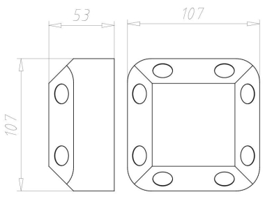KAIS HW Universaleinbaugehäuse   9195-22 