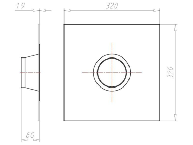 Kaiser Rohrmanschette D:100-110  9089-54 