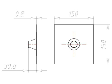 KAIS Rohrmanschette D 25-32 mm   9089-49 