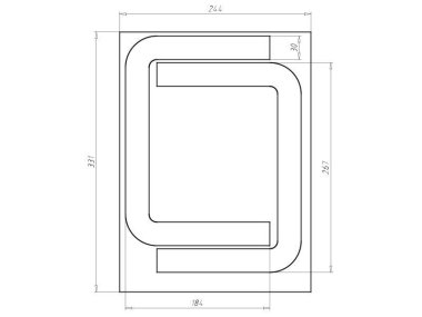 KAIS EnoX Dichtschaumrahmen      9350-99 