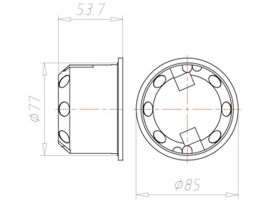 KAIS Gerätedose für              9075-78 