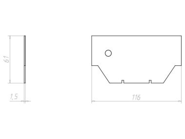KAIS Trennwand für               9073-20 