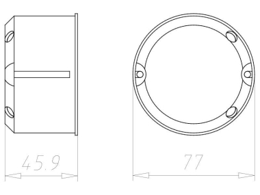 KAIS Decken-Verbindungsdose HWD  9463-50 