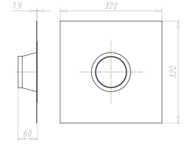 KAIS Rohrmanschette D 100-110 mm 9079-54 