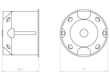 KAIS Geräte-Verbindungsdose      9074-01 