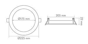 Nobile LED Panel Flat 190 R   1571901047 