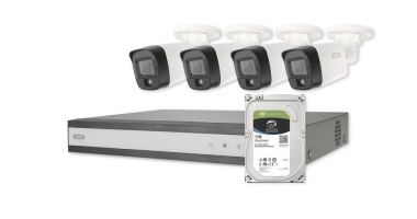 ABUS Komplett-Set m.4analogen TVVR33843T 