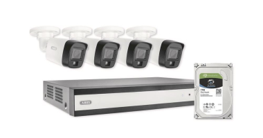 ABUS Komplett-Set m.4analogen TVVR33843T 