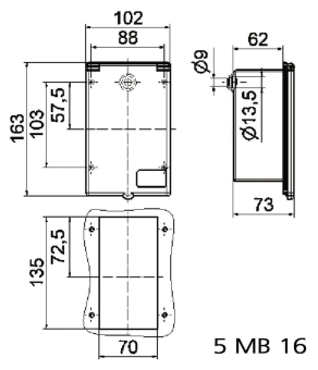 BALS Caravaneinbaugerätestecker 16A  254 
