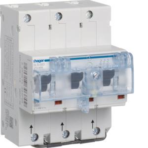 Hager SLS-Schalter 3P E-63A      HTU363E 