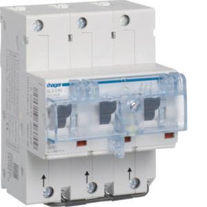 Hager SLS-Schalter 3P E-40A      HTU340E 