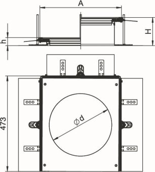 OBO OKA-W A 4030R9 Anbaueinheit f.OKA-W 
