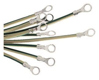 GS Erdungsleitung, L=160mm,   NSYEL166D8 