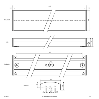 EVN LED Anbaupanel 1200mm -    FLD120125 