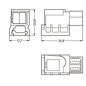 WAGO 893-121 Einspeisemodul,für 